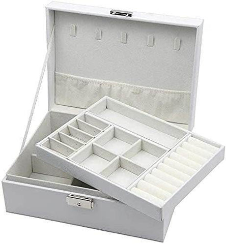 Compact Double Layer Jewelry Storage Organizer - Alt View