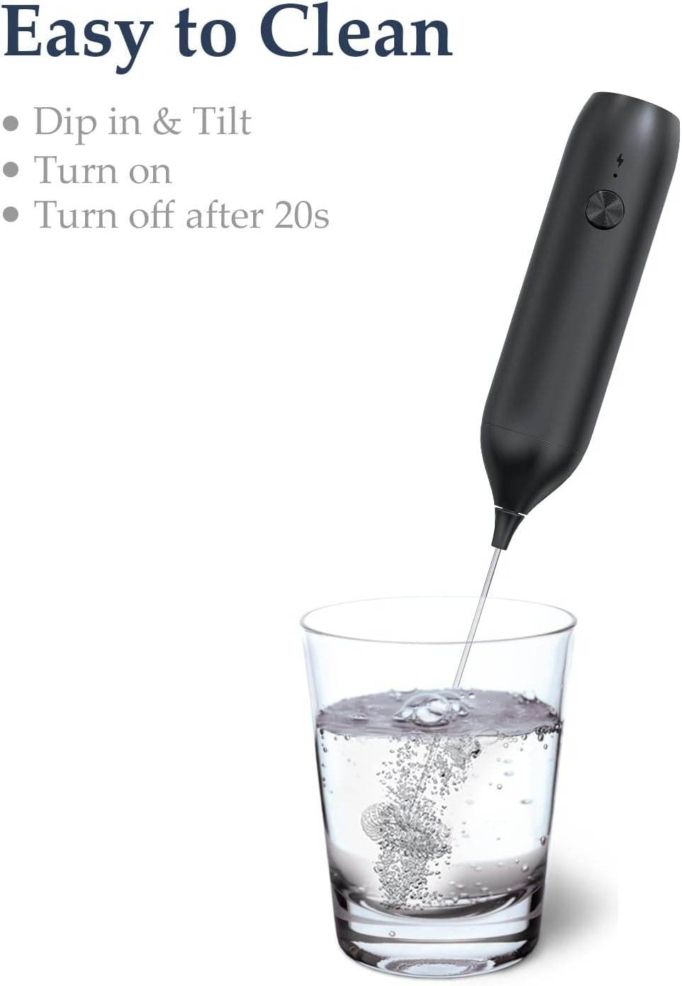 Rechargeable Electric Milk Frother - DMC Wholesale