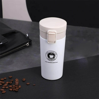 Double Wall Vacuum Insulated Travel Coffee Cup (380ml) - DMC Wholesale