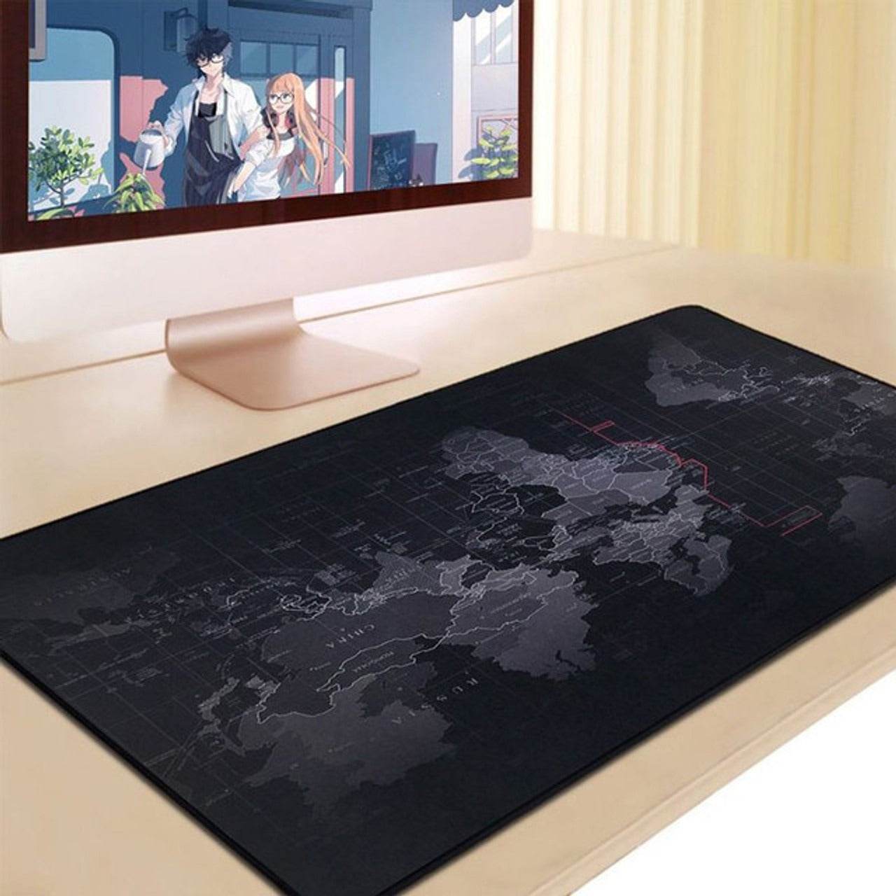 Large Anti-Slip World Map Mouse Pad - DMC Wholesale