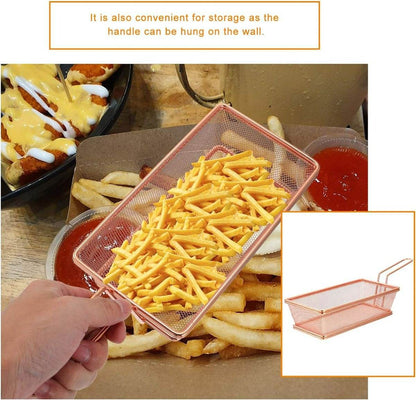 Steel Deep Fryer Basket (20cm) - DMC Wholesale