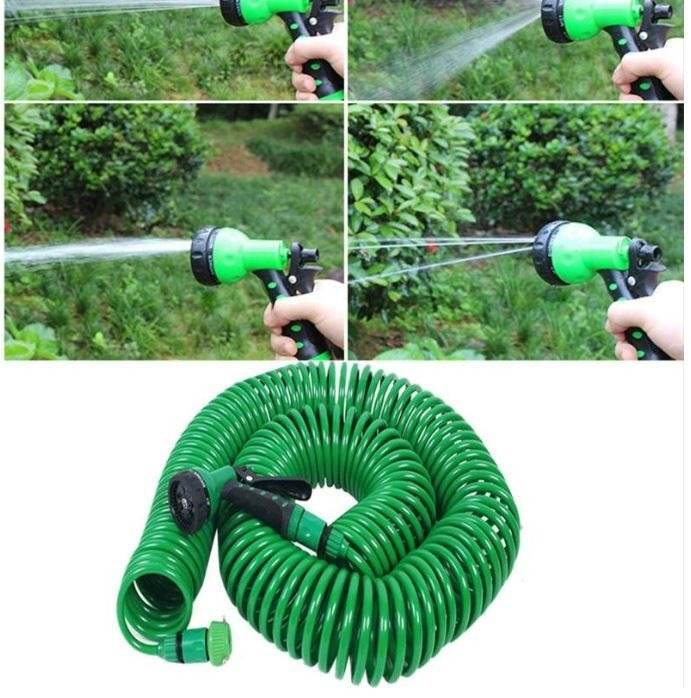 Retractable Coil Magic Flexible Garden Hose (15m) - DMC Wholesale