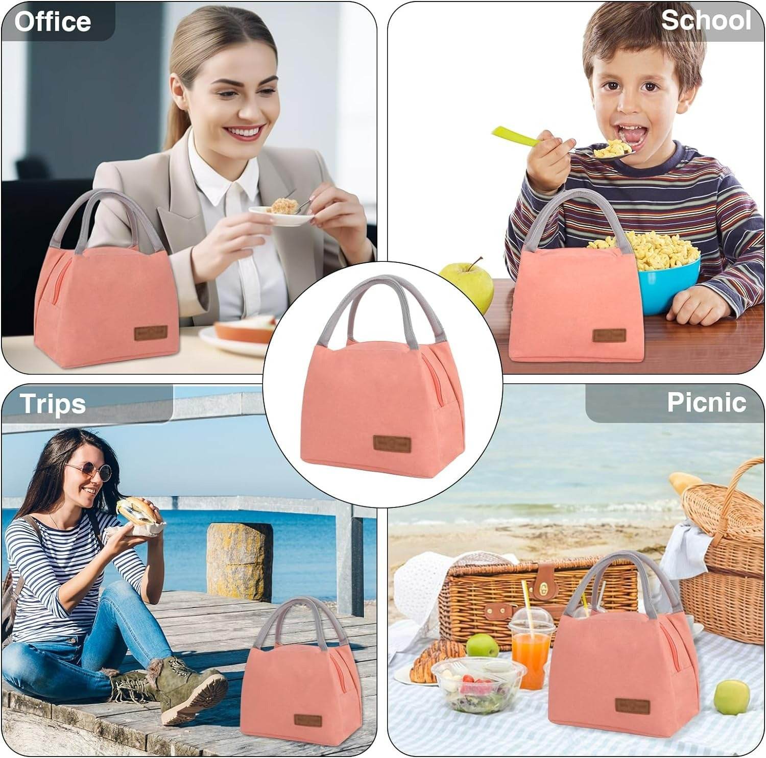 Insulated Portable Lunch Bag - DMC Wholesale