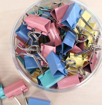 Colourful Binder Clips (25mm)(48 pcs) - Alt View
