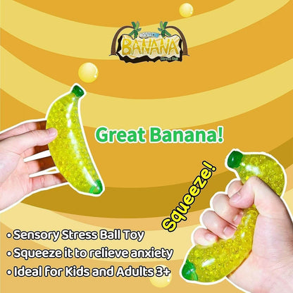 Squishy Banana Squeeze Toy (Each) - DMC Wholesale
