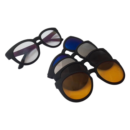 5in1 Antiglare Magic Vision Sun Glasses - DMC Wholesale