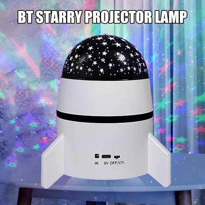 Rotating Magic Rocket Light With Bluetooth Speaker - DMC Wholesale