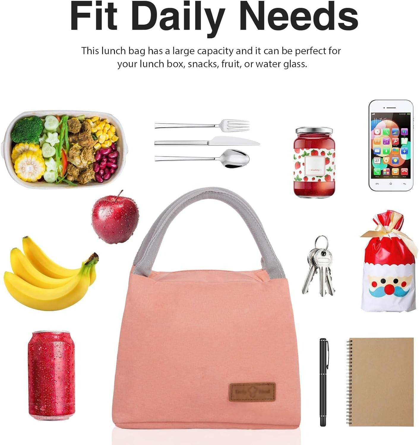 Insulated Portable Lunch Bag - DMC Wholesale