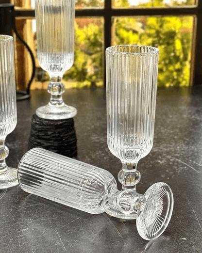 Champagne Flute Glass Set (160ml)(6 pcs) - DMC Wholesale