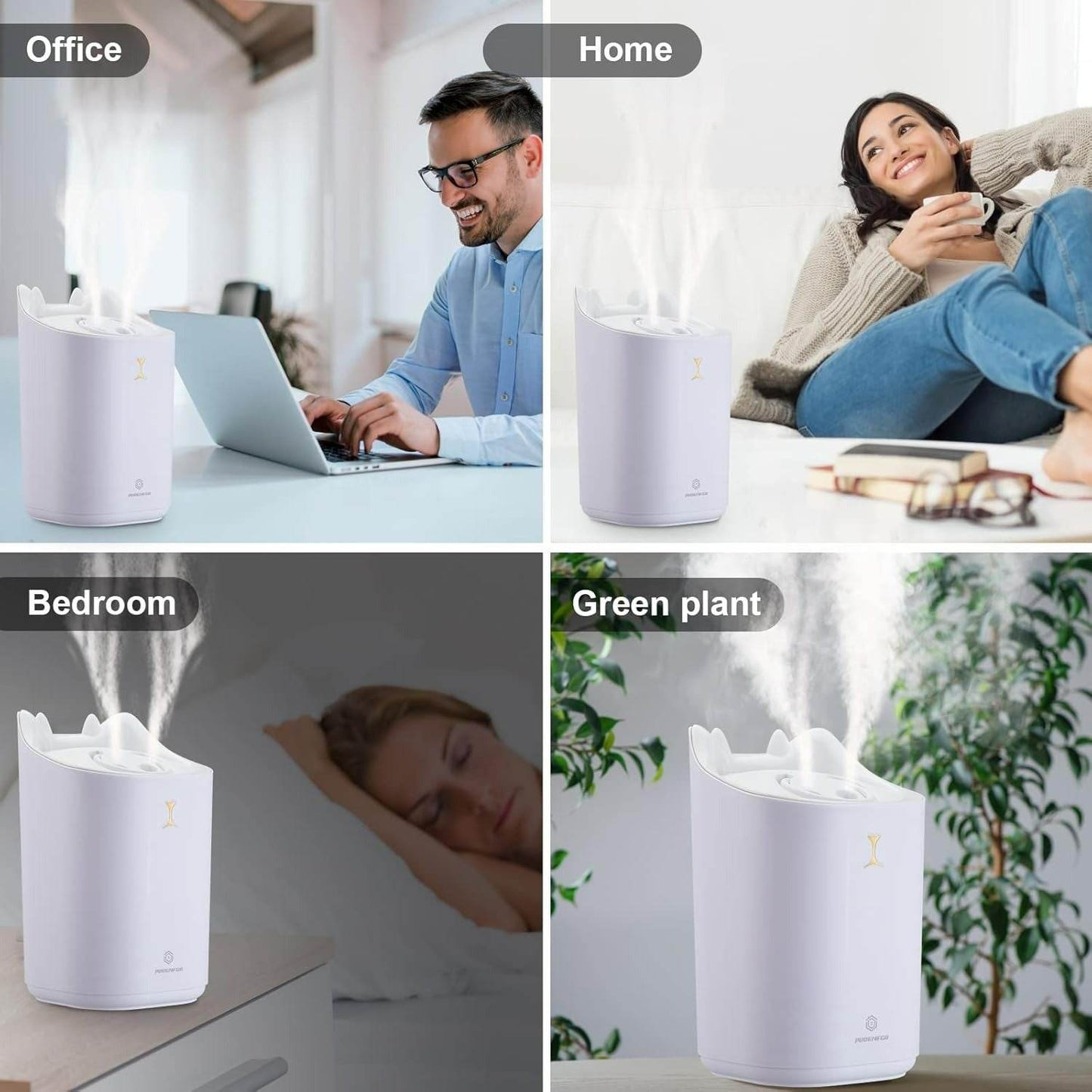 Large Beautiful Mood Two Way Port Humidifier (3.3L) - DMC Wholesale