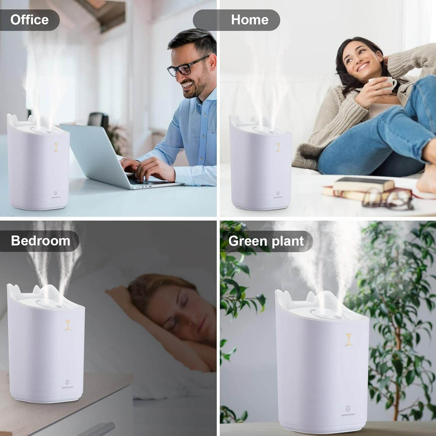Large Beautiful Mood Two Way Port Humidifier (3.3L) - DMC Wholesale