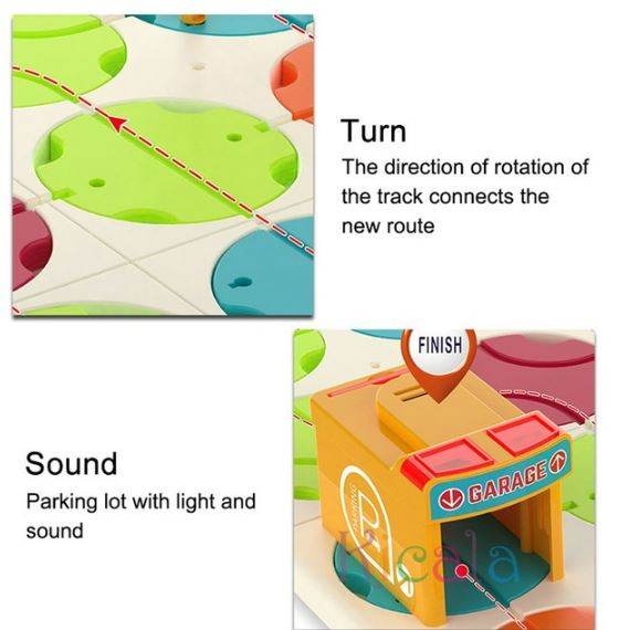 Brain Teaser Puzzles Maze Race Track (School Bus) - DMC Wholesale