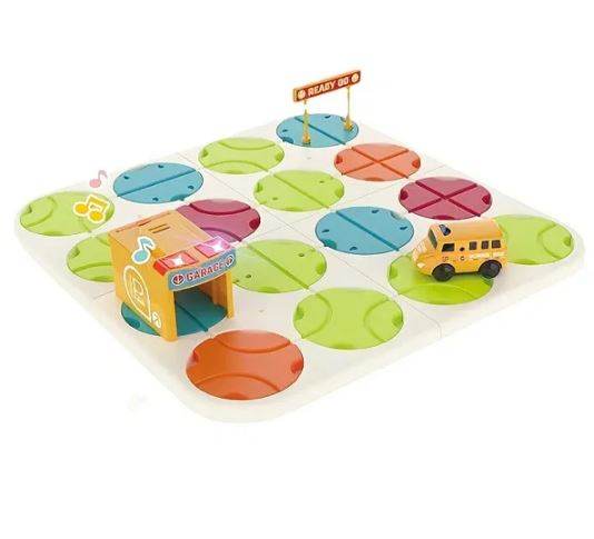 Brain Teaser Puzzles Maze Race Track (School Bus) - DMC Wholesale