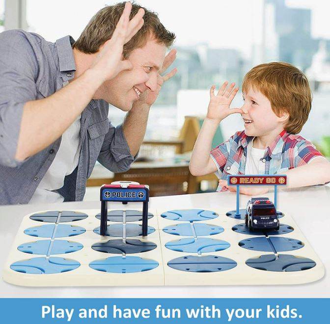 Brain Teaser Puzzles Maze Race Track (Police) - DMC Wholesale