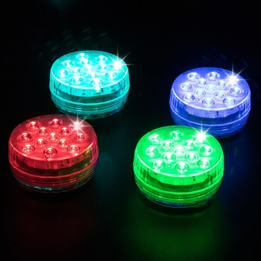 Remote Controlled Submersible LED Light Set (2 pcs)
