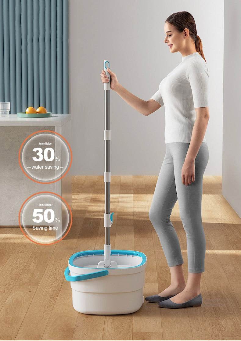 Microfiber Spin Mop & Bucket Floor Cleaning System - DMC Wholesale