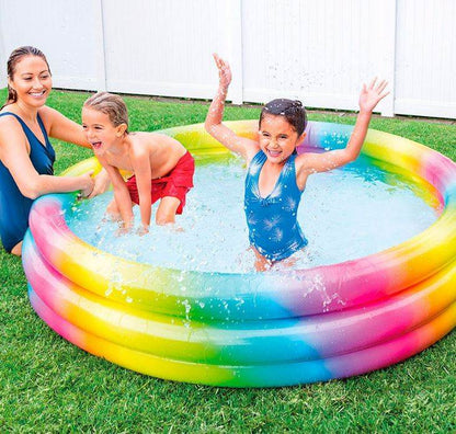 Inflatable Ombre Rainbow Pool - DMC Wholesale