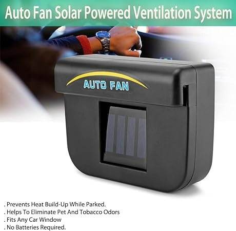 Solar Powered Car Air Ventilation System - DMC Wholesale