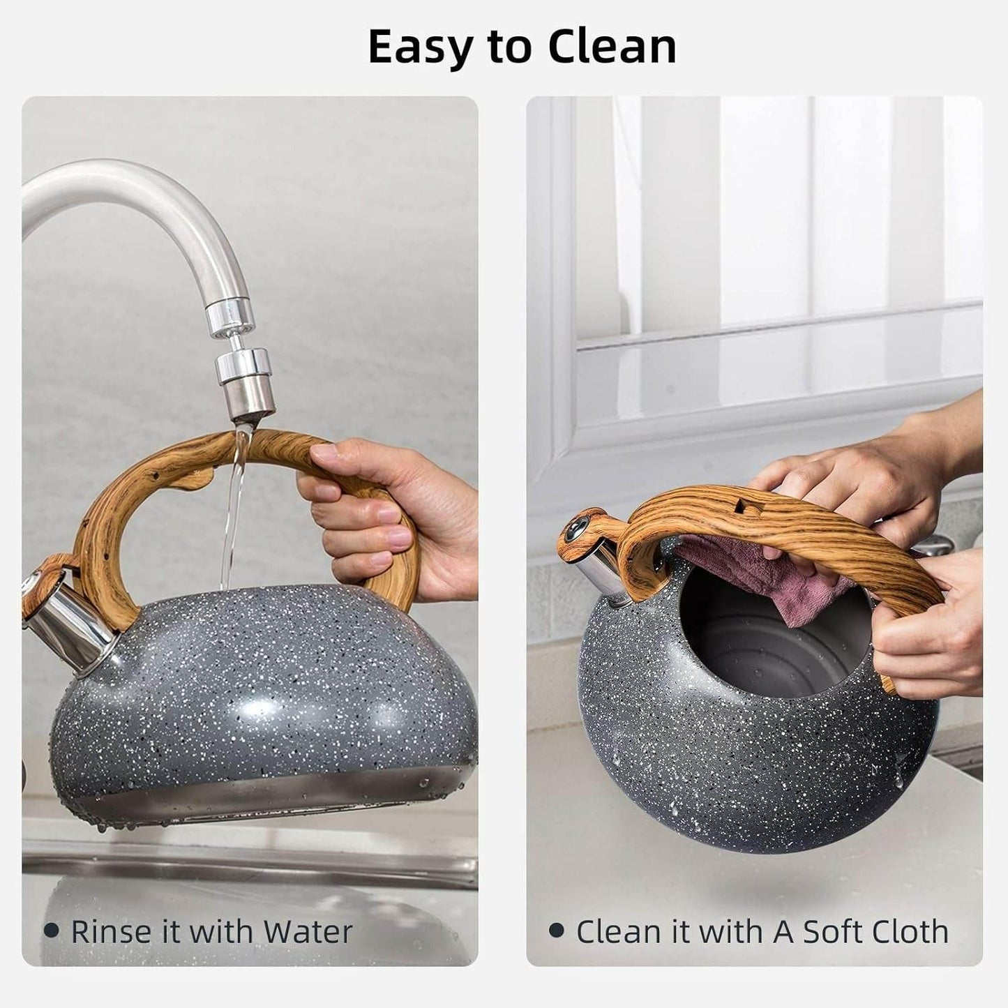 Stainless Steel Stove Top Whistling Kettle - DMC Wholesale