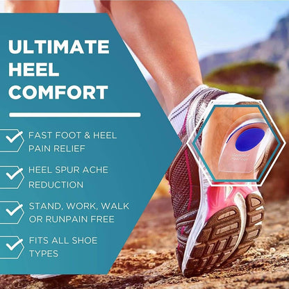 Silicone Healthy Heel Insole (2 pcs) - DMC Wholesale