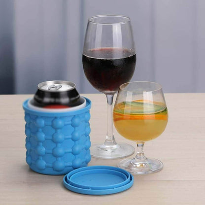 2in1 Magic Silicone Ice Cube Bucket Genie - DMC Wholesale