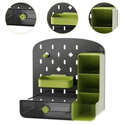 Desk Pegboard Organizer Desk Accessories For Gaming Black - DMC Wholesale