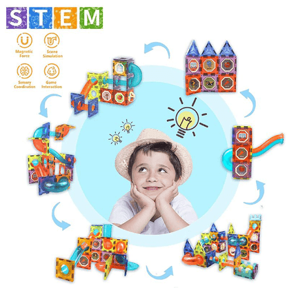 Magnetic Building Blocks (97 pcs) - DMC Wholesale