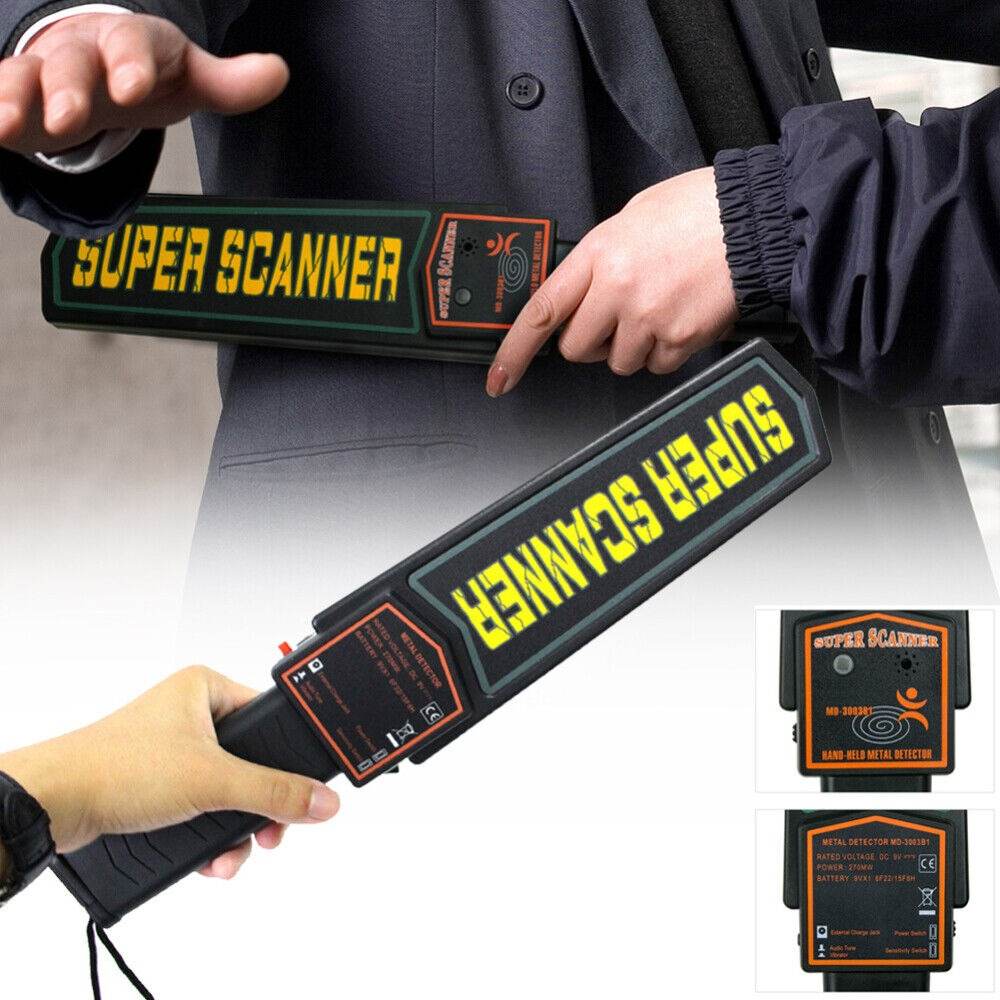 Super Scanner Rechargeable Metal Detector - DMC Wholesale
