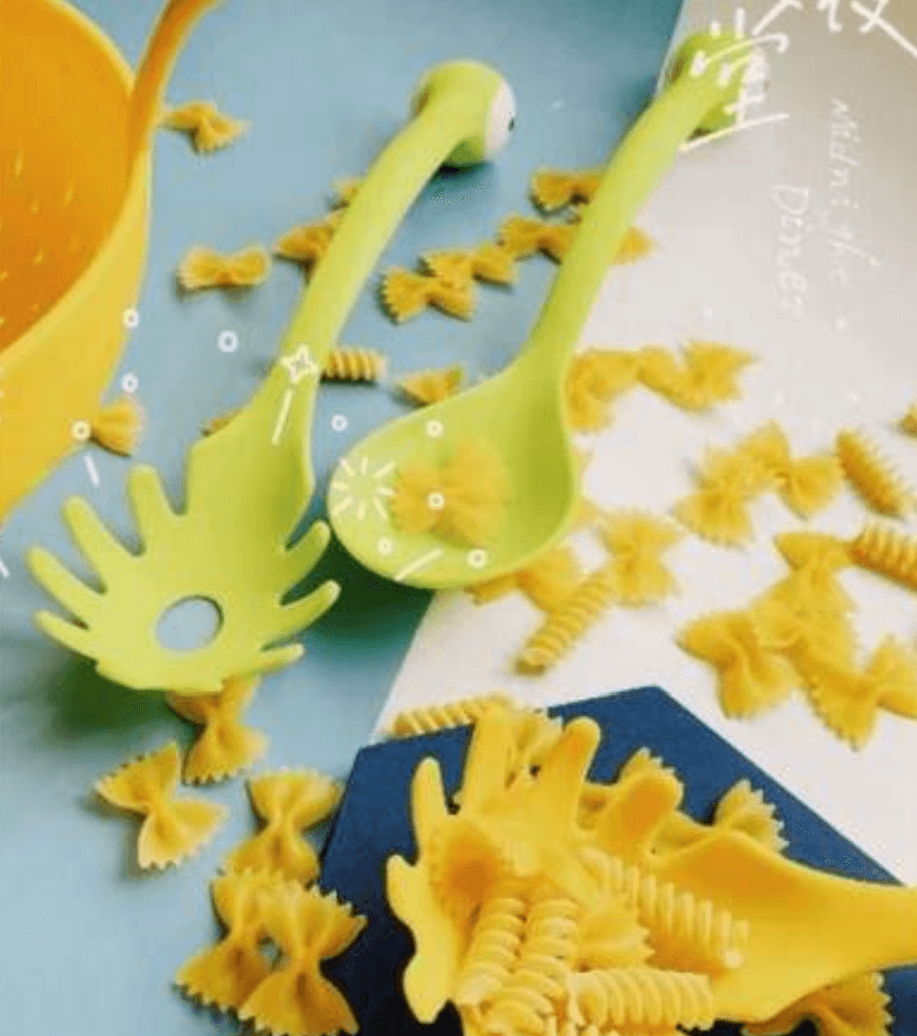 Monster Pasta And Salad Server Set (Green) - DMC Wholesale