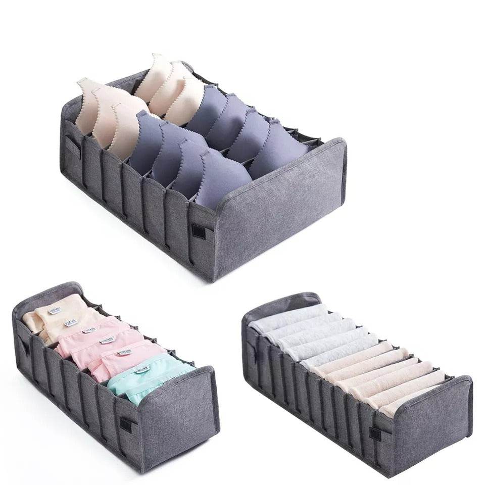 Foldable Underwear Organisers (3 pcs) - DMC Wholesale