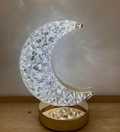 Modern Luxury Crystal Moon Lamp - DMC Wholesale