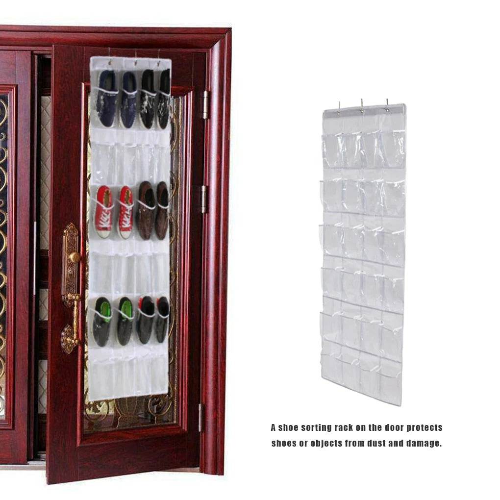Over the door Shoe organiser (24 Pocket) - DMC Wholesale