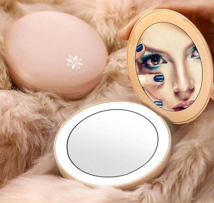 Hand Warmer With LED Makeup Mirror - DMC Wholesale