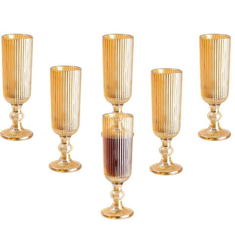 Champagne Flute Glass Set (160ml)(6 pcs) - Alt View