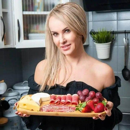 Bamboo Appetizer Platter (3 Compartment) - DMC Wholesale