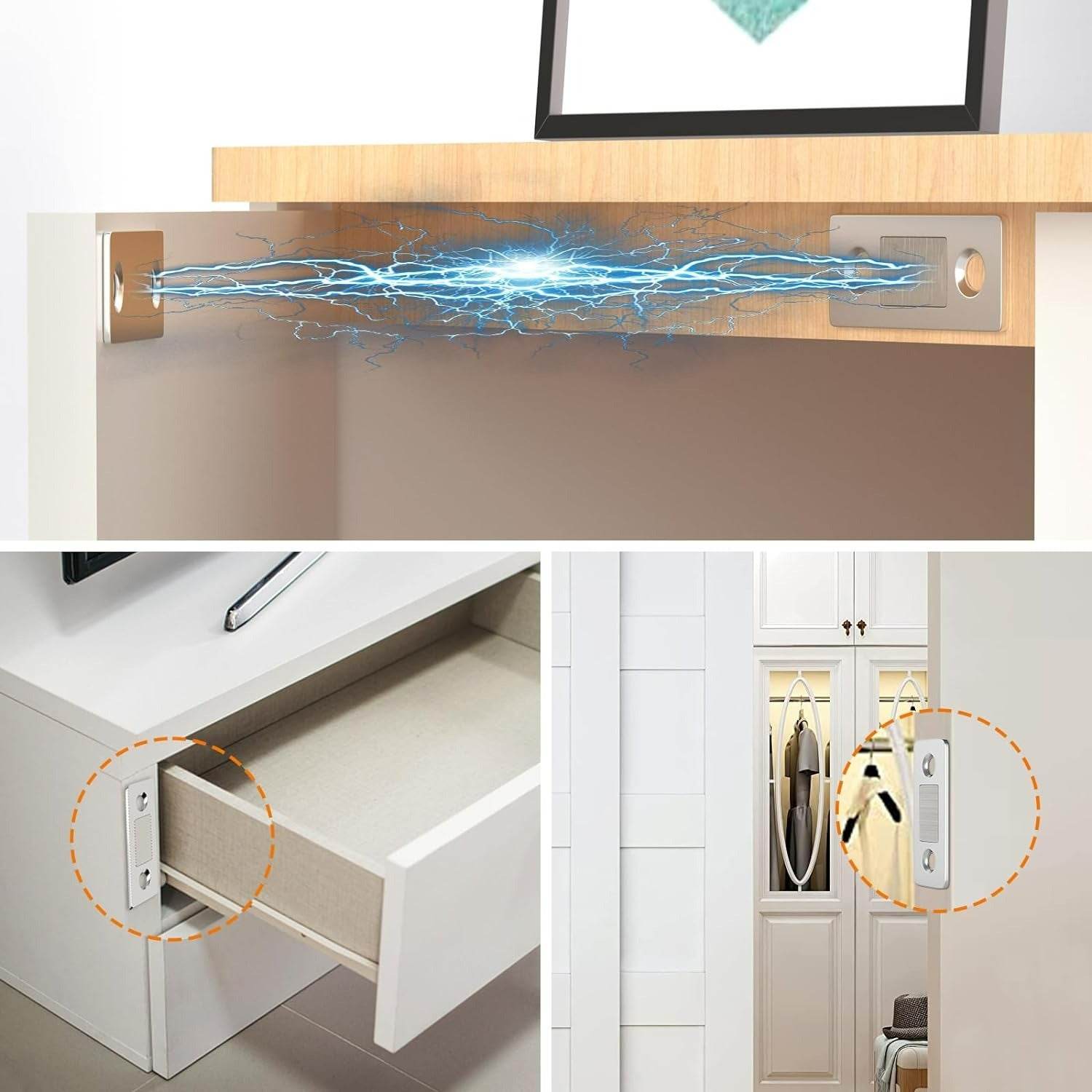 Universal Cabinet Door Magnets (8 pcs) - DMC Wholesale