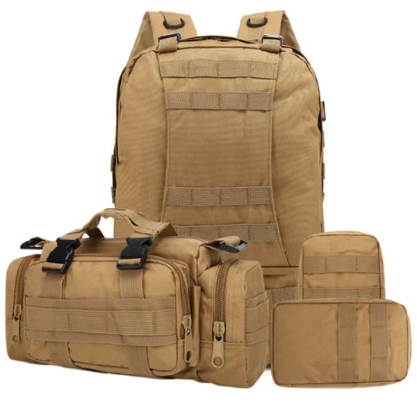 Tactical Multi-Day Backpack 4-in-1