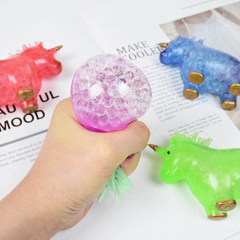Unicorn Waterbead Squeeze Toy (Each) - DMC Wholesale