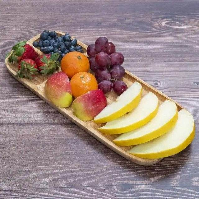 Bamboo Appetizer Platter (3 Compartment) - DMC Wholesale