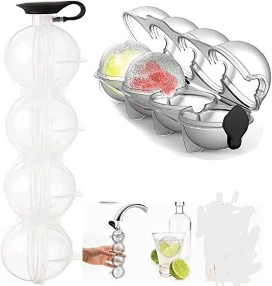 DIY 4 Holes Round Ice Ball Tray - DMC Wholesale