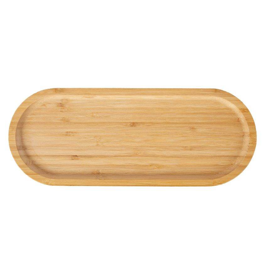 Wooden Oval Snack Plate - DMC Wholesale
