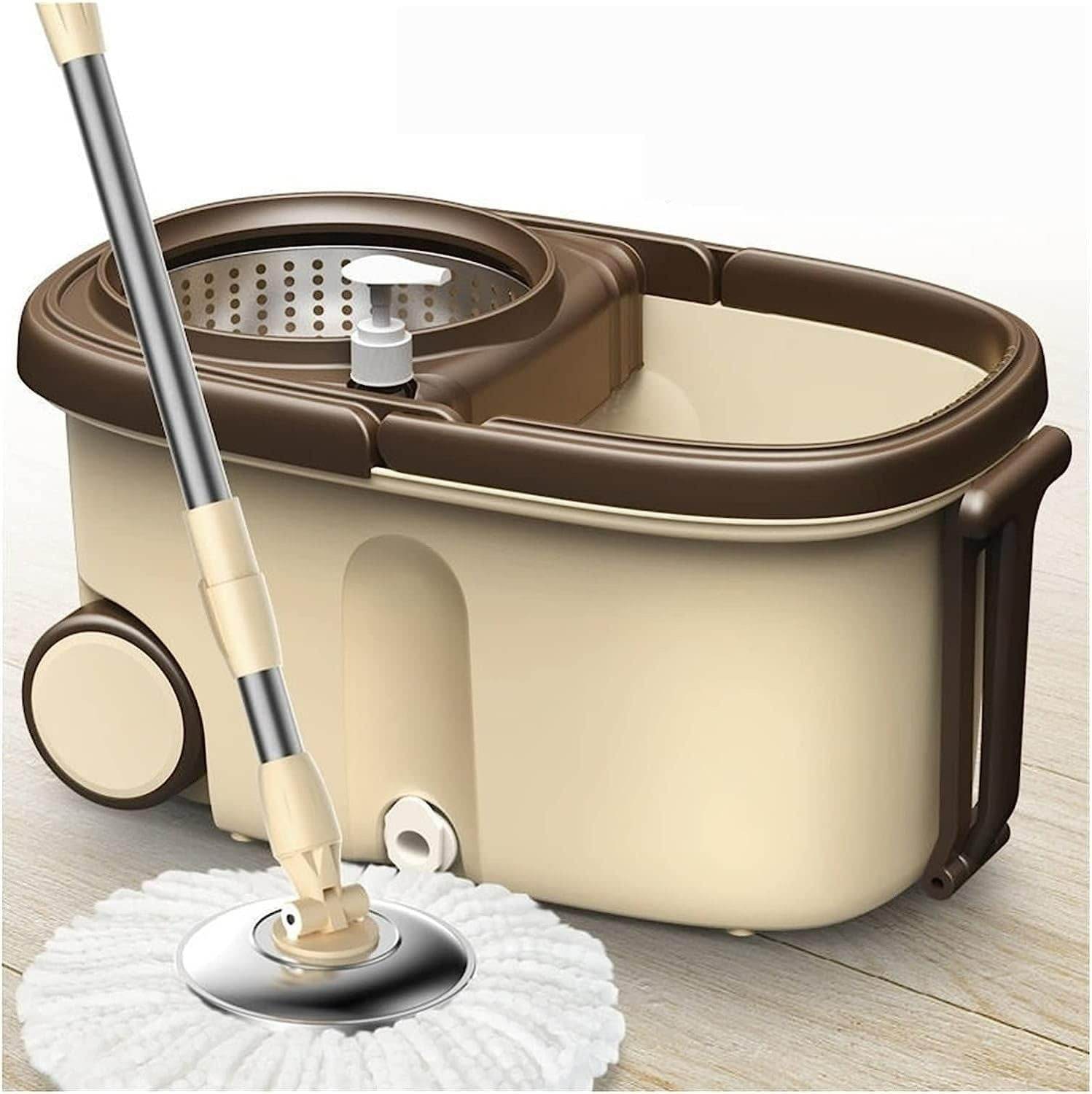 Spin Mop And Bucket Set With Wheels - DMC Wholesale