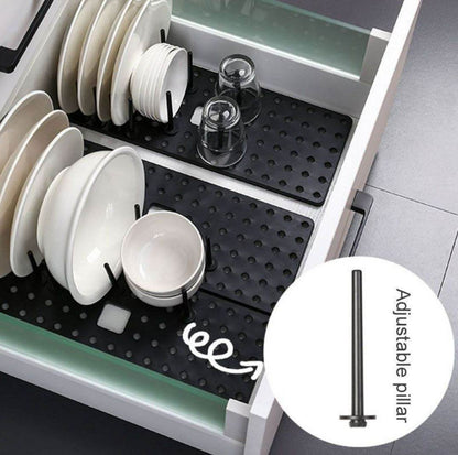 Kitchen Cupboard Adjustable Drawer Organiser Tray - DMC Wholesale