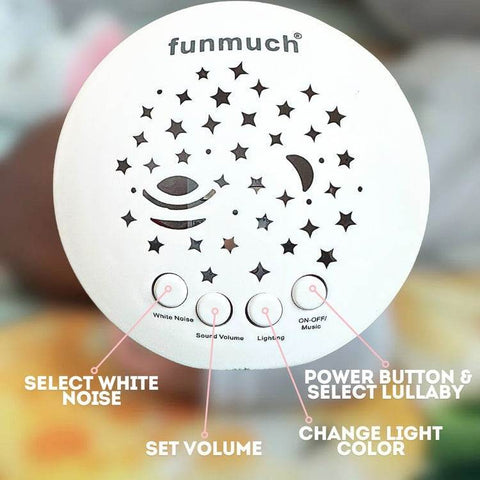 Musical Projector Elephant Plush Toy - Alt View