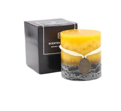 Two Tone Scented Candle (Medium) - DMC Wholesale