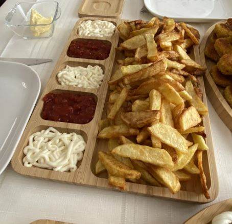 Bamboo Appetizer Platter (6 Compartment) - DMC Wholesale