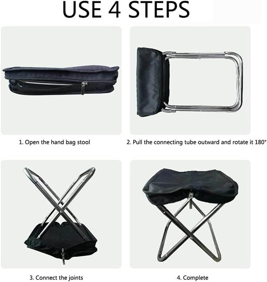 Mini Portable Folding Camping Stool In A Bag - DMC Wholesale