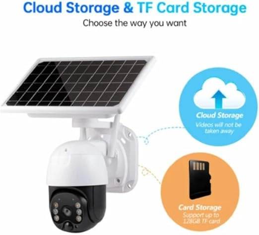 Solar Pan Tilt camera (4K)(WIFI) - DMC Wholesale