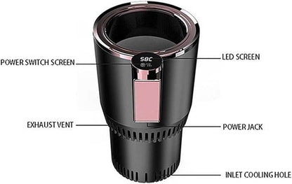 Car Smart Hot and Cold Cup Cup Holder - DMC Wholesale
