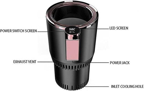 Car Smart Hot and Cold Cup Cup Holder - Alt View